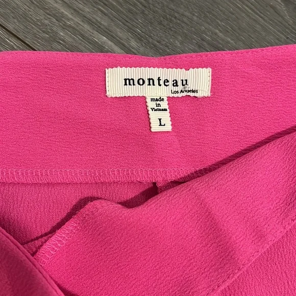 High-Waisted Hot Pink Shorts - Picture 2 of 6